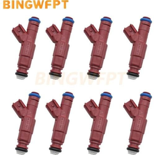 8Pieces 0280156161 New Fuel Injectors For Jeep Grand Cherokee Wrangler Ford Dodge Ram 1500 2500 3500 OEM 0280156161 FJ462