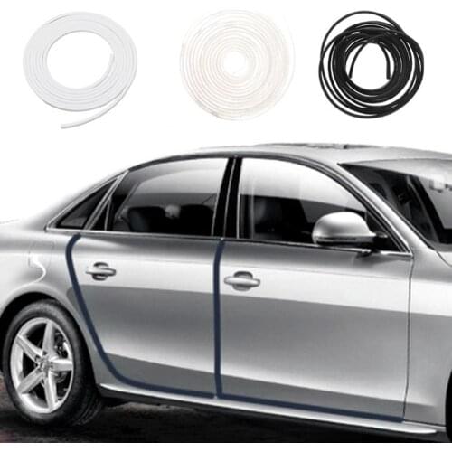 80% Hot Sale 5M Moulding Trim Strip Car Door Anti-Scratch Protector Edge Soft Guard Cover