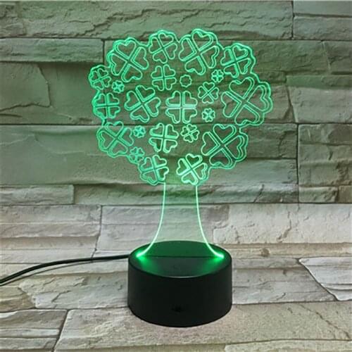 Acrylic 3d LED Lamp Night Light Love Tree Bedroom Nightlight Smart Phone Control with Remote Best Gift for Mothers Day