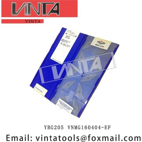 Free shipping high quality 10pcs/lots YBG202 YBG205 VNMG160404-EF cnc carbide turning inserts