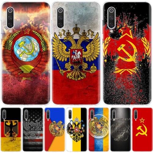 Arms Eagle Flag Phone Case for Xiaomi Redmi Note 10 9 9S 8T 8 7 8A 7 7A 6 6A 9A 9C S2 K20 K30 Pro Fashion Cover Coque
