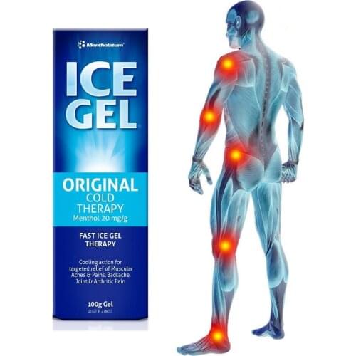 DeepHeat Menthol ICE Cold Therapy Massage Rub Gel Muscular Aches Strain Back Arthritis Rheumatism Shoulder Pain Relief Cream