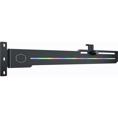 ELV8 LED GPU Holder ARGB Vertical Graphic Card Bracket Addressable RGB Support Adjustable Length Height 3 Pin Computer Supplies