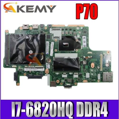 For Lenovo Thinkpad P70 laptop motherboard BP700 NM-A441 with CPU SR2FU I7-6820HQ DDR4 FRU 01AV312 100% Fully Tested