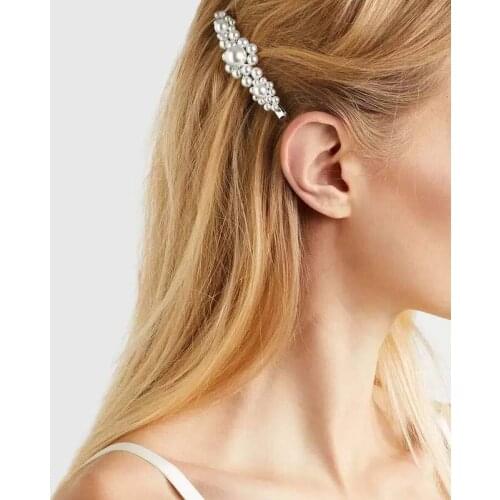 Fashion Pearl Hair Accessories Hairpins For Women Barrettes Hair Clips Crab Hair Claws Headdress Headwear Hair Jewelry