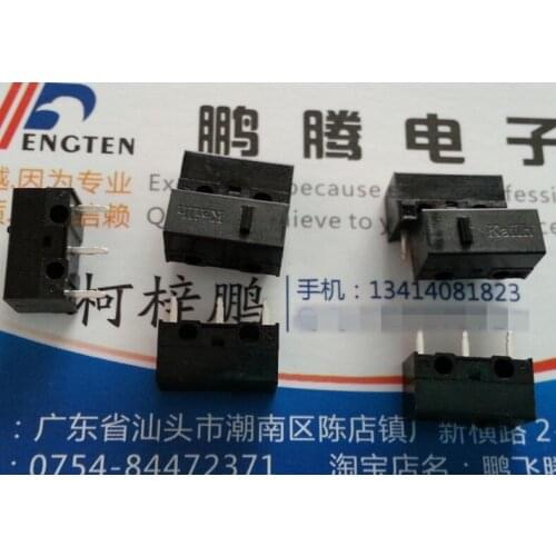 10PCS/lot kailh mouse micro switch original lofair Logitech Shuangfeiyan and other original mouse buttons Kaihua black dot
