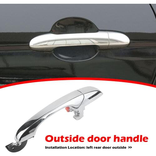 Exterior Door Handle Replacement Chrome Gloss Car Right Left Door Handle Cover Car Accessories for CHRYSLER 300 2005-2010