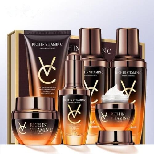 New Womens Skin Care Makeup Set,Fashion Cosmetics Kit,Anti-wrinkle Concealer Oil-control Toner,Moist Hydating Cleanser Cream