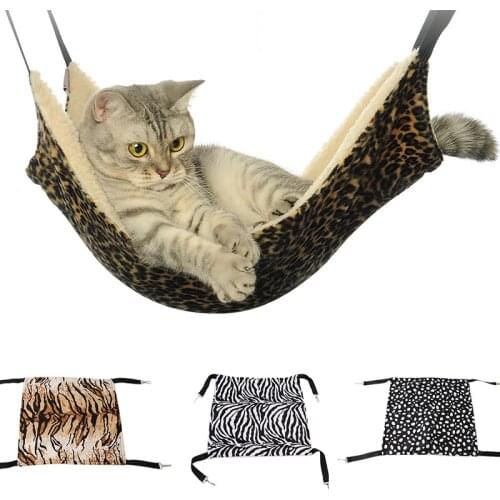 Pet Kitten Cat Hammock Removable Hanging Soft Bed Cages Small Dog Bed Cover Bag Blankets For Chair Kitty Rat Pets Swing