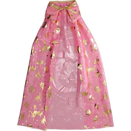 Halloween Witch Cloak Robe Pumpkin Style Cape for Kids Fancy Dress Costumes