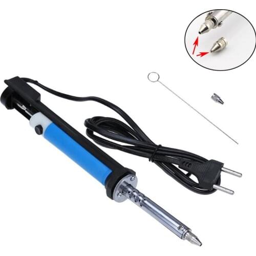 30W Handheld Electric Tin Suction Sucker Pen Desoldering Pump Soldering Tool AC EU/220V,US /110V