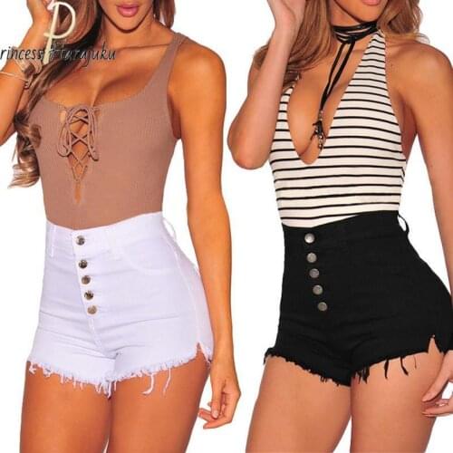 Short Fashion Women Ladies Casual Girls Shorts High Waisted Mini Jeans Ripped Jeans Shorts Woman Summer Feminino Shorts