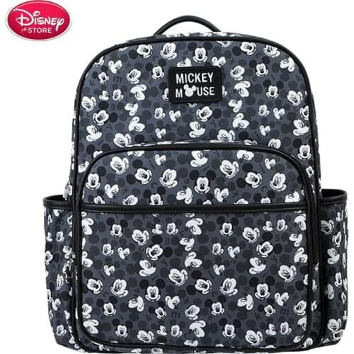 Disney Minnie Mickey Diaper Bag Waterproof Mummy Bag Maternity Backpack Large Nappy Maternity Bag for Baby Care