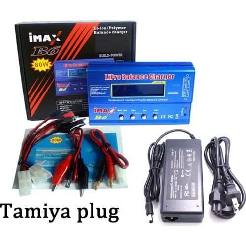 IMAX B6 Digital battery Charger Lipo NiMh Li-ion Ni-Cd Digital RC Balance Charger Discharger + 12v 5A Power Adapter Charge Cable