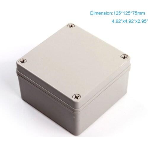 125*125*75mm ip66 ABS plastic box Use for Switch Box Controll Box Waterproof enclosure