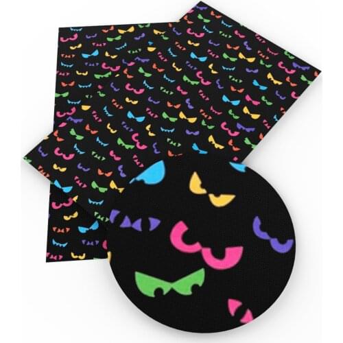 20*33cm Halloween Faux Artificial Synthetic leather fabric hair bow diy decoration crafts Bags Earrings,1Yc18760