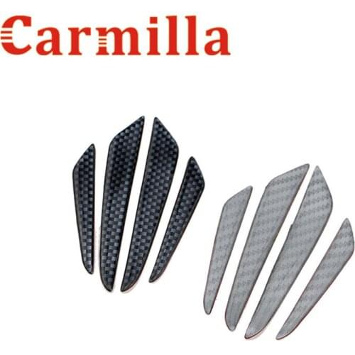 Carmilla Car Side Door Strip Stickers Protection Strips for Jeep Wrangler Grand Cherokee Renegade Compass Patriot Jalket Liberty