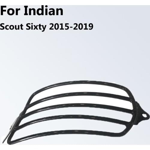 For Indian Scout Sixty 2015-2019 Black Seat Luggage Rack Bracket Refit