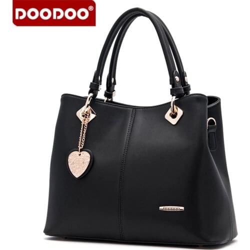 DOODOO Top PU Leather Bags For Women Crocodile Bag Women Messenger Bags bolsa feminina yellow color Womens Handbags hot