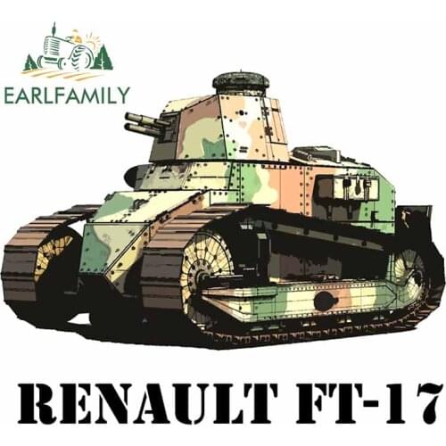 EARLFAMILY 13cm x 10.4cm For Renault Ft 17 Windshield Car Stickers Waterproof Decal Vinyl Car Wrap Windows Scratch-Proof