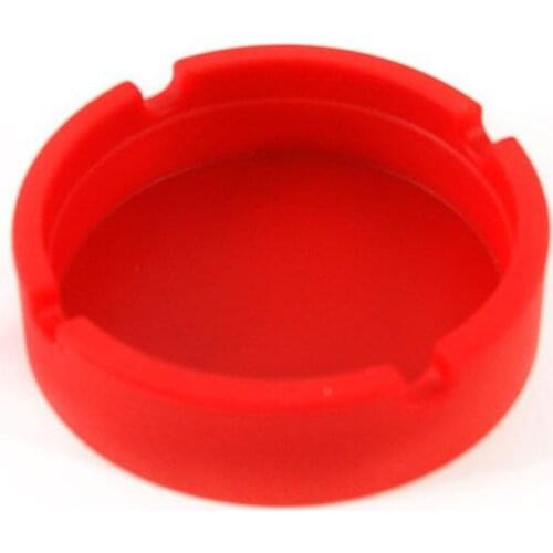 Eco-Friendly Colorful Premium Heat Resistant Silicone Round Ashtray