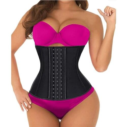 Waist Trainer Corset Latex Waist Cincher Slimming Hourglass Body Shaper Girdles for Women Slimming Belt Shape Wear Plus Size