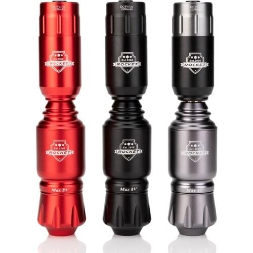 Rocket Mini Tattoo Machine Pen With wireless Tattoo Power Supply rotary tattoo pen set