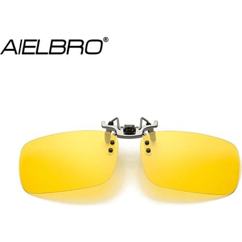 Men Clip on Sunglasses Night Fishing Driving Cycling Prescription Glasses Women Glasses for Fishing