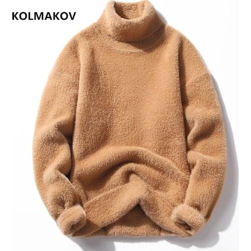 Sweaters men 2020 Winter new arrival Solid color thick sweater men Student youth sweaters Mens wool pullovers size S-2XL