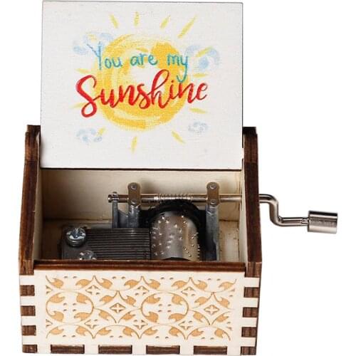 Moon Music Box Queen Love Gift Musica Birthday Present Antique Carillon Casket Decoration Home New Year Gift Box