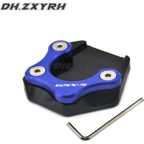 Foot Side Stand Extension Pad Support Plate For Suzuki GSR750 GSX-S1000 GSX-S1000F