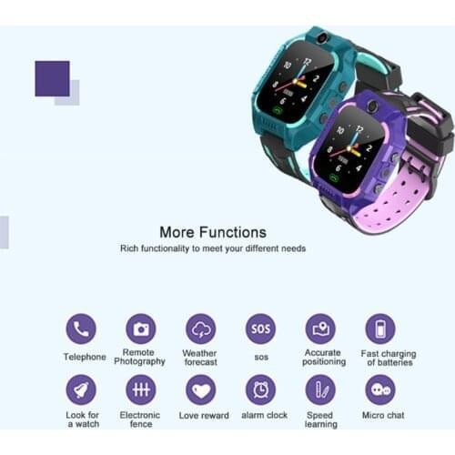Wholesale Childrens smart watch E12 GPS Mobile watch phone taking photo for Boys