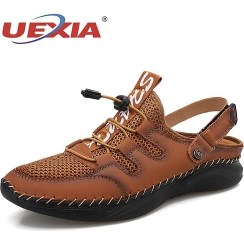 Zandalias Hombre Sandals Men Shoes Summer Beach Sandalia Masculina Sandalias Hombre Cuero Sandel For Leather Handmade Breathable