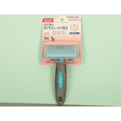 Steel Handle Wire Brush With Plastic Handle Open Knot For Long-Haired Dogs And Cats Massage Brushes Pet Products Pet Dog Comb