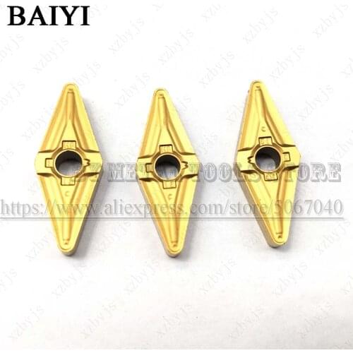 10pcs VNMG160412 MP BP010 external turning tool carbide inserts VNMG160412 CNC cutter lathe turning tools for steel Cutting Tool