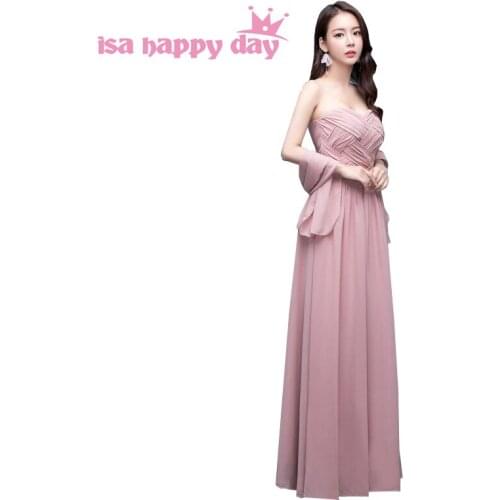 Vestidos-para-ocasiones-especiales robe sexy soiree strapless new long prom girl dress classic dresses 2020 new arrival H4191