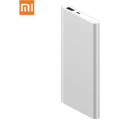 Xiaomi Power Bank 2 5000mAh PLM10ZM Mi Powerbank 5000 Portable Charging External Battery Poverbank