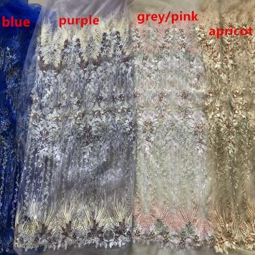 High-end net yarn embroidery cloth stickers flower lace wedding dress patch clothes decoration accessories