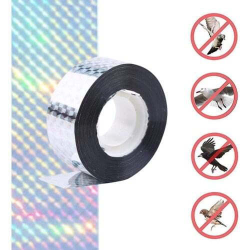 Protective Tape Outdoor Garden Vegetable Plant Crops Anti-bird Pest Repellent Audible Double-sided Reflective Scare Tape