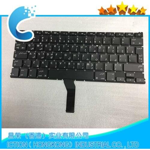 20pcs/lot Brand New A1369 A1466 AR Arabic Keyboard For Apple Macbook Air 13'' A1466 A1369 Keyboard Arabic Standard 2011-2015