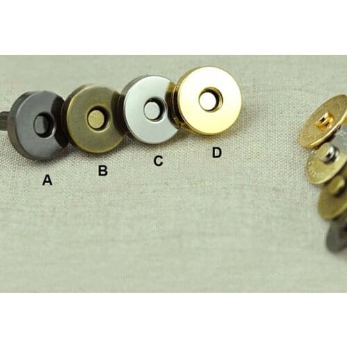 200sets/lot 14mm Magnetic Snaps Button,Snaps Closures Button