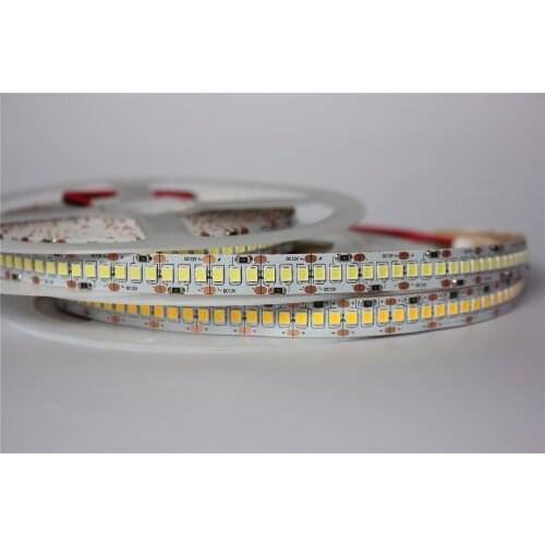 5m/lot 10mm PCB Single Row 2835 SMD 1200 LED Strip DC12V non-waterproof Flexible Light 240 leds/m,5m/lot White Warm White