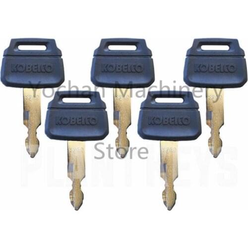 5 PCS K250 Ignition Key For Kebelco Case Kawasaki New Holland Excavator Wheel Loaders Wholesale SK-8