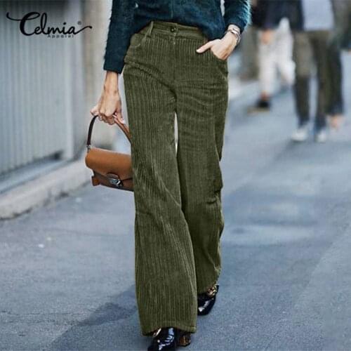 Celmia Women's Corduroy Trousers