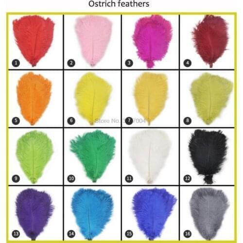 DHL 1000pcs 10-12 Inch (25-30CM) Frist-Grade Ostrich Feather for DIY Jewelry Craft Making Accessories
