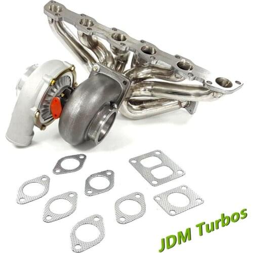 Exhuast Manifold+Turbo Com A/R 0.70 Turbine A/R0.84 500HP For Nissan Skyline/ Holden Commodore RB30 Engine