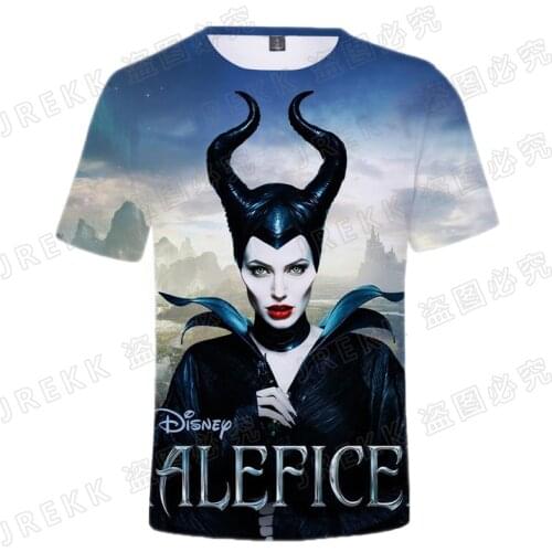 New Summer Maleficent 3D T shirt Men Women Children Casual Fashion Streetwear Boy Girl Kids Printed T-shirt Cool Tops Tee