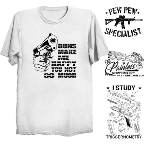 Anatomy of A Pew Pewer T Shirt Ammo and Gun Amendment Meme Lovers T Shirt Cotton Soft Breathable Tee Tops Military Fans Tshirt