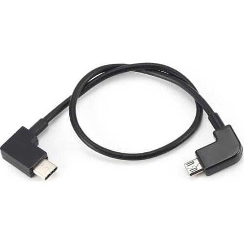 30CM OTG Data Cable For DJI Spark Mavic Pro Platinum Air Controller Micro USB to Type-C Adapter Connector for Tablet Phone