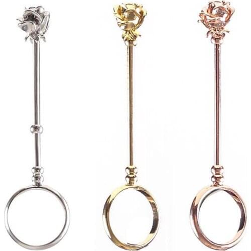 Rose flower ring cigarette holder fashion personality cigarette holder ring thickness cigarette holder smoking accessories